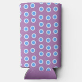Rafraîchisseur Pour Canette Slim Cercles Bleus (Verso)