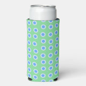 Rafraîchisseur Pour Canette Slim Cercles bleus (Seltzer Recto)