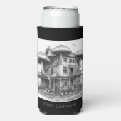 Rafraîchisseur Pour Canette Slim Champignons Noir et blanc (Seltzer Verso)