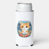 Rafraîchisseur Pour Canette Slim Chat coupable (Seltzer Recto)