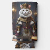 Rafraîchisseur Pour Canette Slim Chat Renaissance Blanche, (Verso)