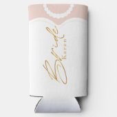 Rafraîchisseur Pour Canette Slim chic mariée mariée or blanc (Verso)