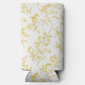 Rafraîchisseur Pour Canette Slim Chic Yellow White Lemons (Verso)