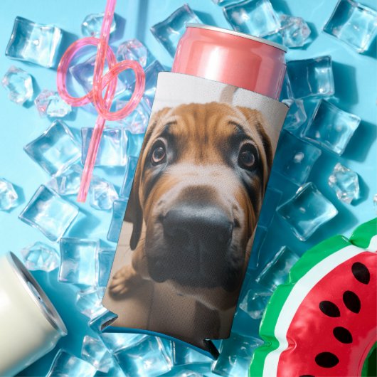 Rafraîchisseur Pour Canette Slim Chien mignon (Été in situ)