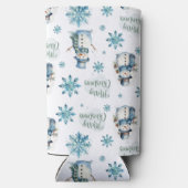 Rafraîchisseur Pour Canette Slim Christmas Snowman (Verso)