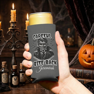 Rafraîchisseur Pour Canette Slim Citation de vampire drôle pour une fête d'Hallowee