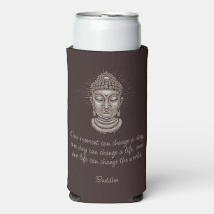 Rafraîchisseur Pour Canette Slim Citations de Bouddha de nom et de texte personnali