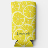 Rafraîchisseur Pour Canette Slim Citrons tranchés Design Seltzer Can Cooler (Recto)