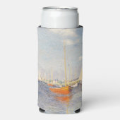 Rafraîchisseur Pour Canette Slim Claude Monet. Bateaux rouges, Argenteuil (Seltzer Recto)