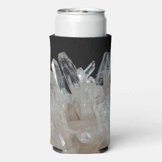 Rafraîchisseur Pour Canette Slim Cluster Crystal Energy Quartz (Seltzer Verso)