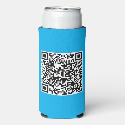 Rafraîchisseur Pour Canette Slim Code QR (Seltzer Verso)