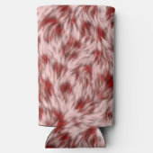 Rafraîchisseur Pour Canette Slim Conception de fourrure texturée Brown-19797 (Verso)