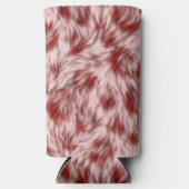 Rafraîchisseur Pour Canette Slim Conception de fourrure texturée Brown-19797 (Recto)