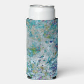 Rafraîchisseur Pour Canette Slim Conception originale d'art abstrait moderne unique (Seltzer Recto)