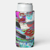 Rafraîchisseur Pour Canette Slim Cooler – Neon Pulse (Seltzer Recto)