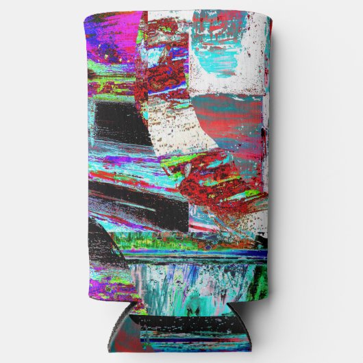 Rafraîchisseur Pour Canette Slim Cooler – Neon Pulse (Recto)