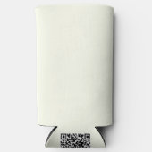 Rafraîchisseur Pour Canette Slim Couleur uni jaune pâle blanc pastel (Recto)