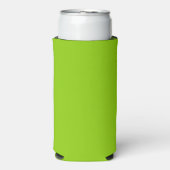 Rafraîchisseur Pour Canette Slim Couleur unie vert Brat (Seltzer Recto)