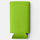Rafraîchisseur Pour Canette Slim Couleur unie vert Brat (Verso)