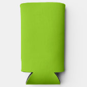 Rafraîchisseur Pour Canette Slim Couleur unie vert Brat (Recto)