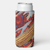 Rafraîchisseur Pour Canette Slim Crabs 'n Corn Coozie (Seltzer Verso)