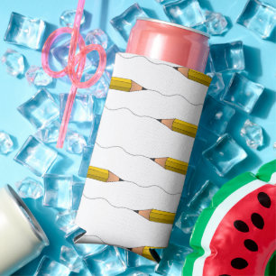 Rafraîchisseur Pour Canette Slim Crayon sur blanc