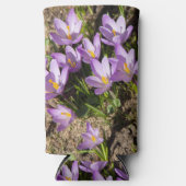 Rafraîchisseur Pour Canette Slim Crocus de printemps mignons (Recto)