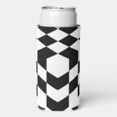 Rafraîchisseur Pour Canette Slim cube noir 3d (Seltzer Verso)