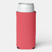 Rafraîchisseur Pour Canette Slim Custom Tomato Red Seltzer Cooler (Seltzer Recto)
