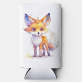Rafraîchisseur Pour Canette Slim Cute Baby Fox Slim Can Cooler (Recto)