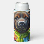 Rafraîchisseur Pour Canette Slim Cute dog (Seltzer Verso)