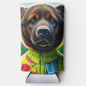 Rafraîchisseur Pour Canette Slim Cute dog (Recto)