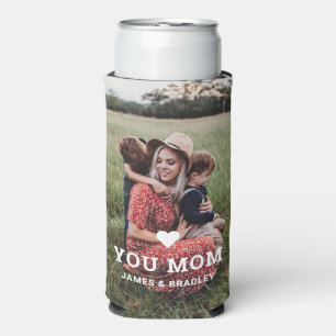 Rafraîchisseur Pour Canette Slim Cute Heart Love You Maman Fête des Mères Photo