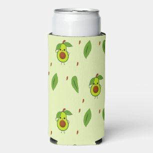 Rafraîchisseur Pour Canette Slim Cute kawaii avocat motif vert