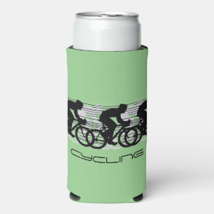 Rafraîchisseur Pour Canette Slim Cyclisme Design Seltzer peut refroidir