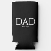 Rafraîchisseur Pour Canette Slim Dad Established Classic Caps Black (Recto)