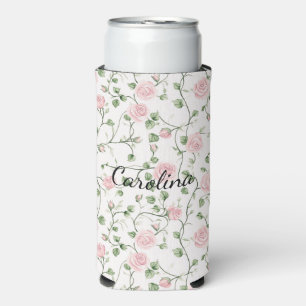 Rafraîchisseur Pour Canette Slim De jolies roses roses florales