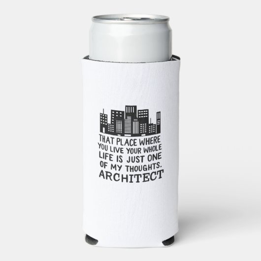 Rafraîchisseur Pour Canette Slim Définition de l'architecte (Seltzer Recto)