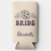 Rafraîchisseur Pour Canette Slim Dernière disco rétro Bachelorette (Recto)