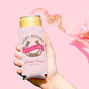 Rafraîchisseur Pour Canette Slim Desert Cowgirl Dernier Rodeo Bachelorette Party