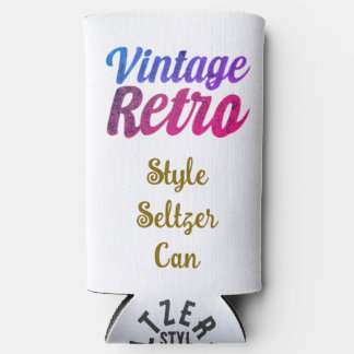 Rafraîchisseur Pour Canette Slim Design de typographie rétro vintage -20-Oz