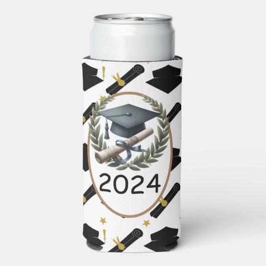 Rafraîchisseur Pour Canette Slim Diplôme annuel (Seltzer Verso)