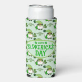 Rafraîchisseur Pour Canette Slim Distributeur de canette de bière pour la Saint-Pat (Seltzer Recto)