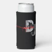 Rafraîchisseur Pour Canette Slim DJ. Ressentez la musique (Seltzer Recto)