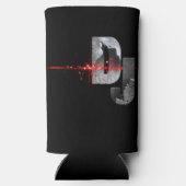 Rafraîchisseur Pour Canette Slim DJ. Ressentez la musique (Verso)