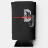 Rafraîchisseur Pour Canette Slim DJ. Ressentez la musique (Recto)