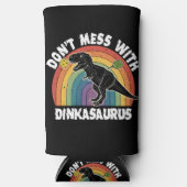 Rafraîchisseur Pour Canette Slim Don’t Mess With Dinkasaurus Pickleball (Recto)