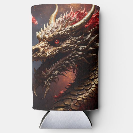 Rafraîchisseur Pour Canette Slim dragon (Recto)