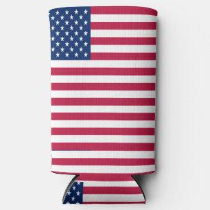 Rafraîchisseur Pour Canette Slim Drapeau américain 26976