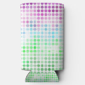 Rafraîchisseur Pour Canette Slim Drapeau de fierté Toric abstrait boho éclectique G (Verso)
